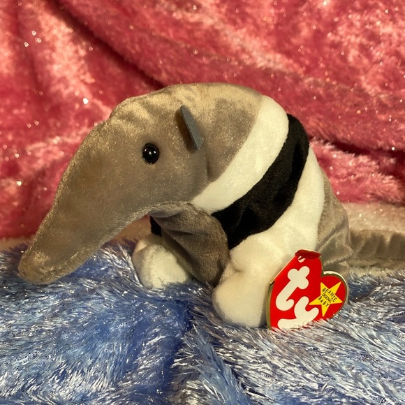 🎁4/$25🎁 *Ants Beanie Baby Anteater - Picture 9 of 9